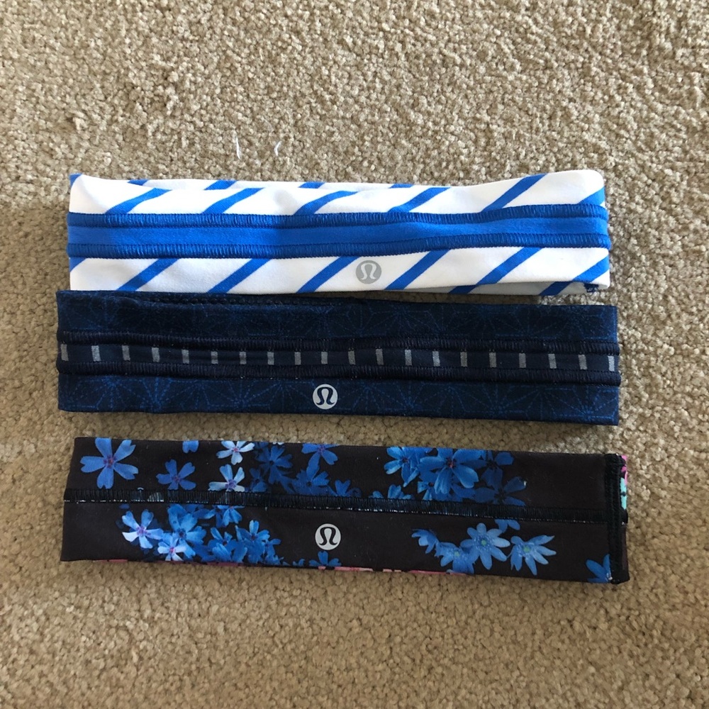 Lululemon headbands, pack of 3
